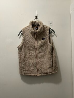 Patagonia Tan Sherpa Fleece Gato Vest